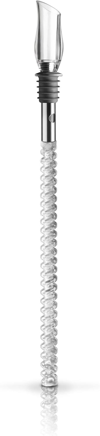 Final Touch Kool Twister 2-in-1 Wine Bottle Chilling Stick & Pourer (KT523)