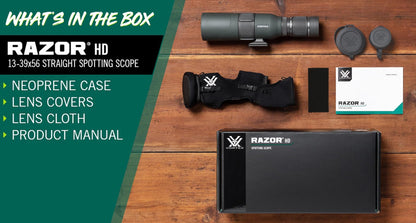 Vortex Optics Razor HD Spotting Scope 13-39x56 Straight