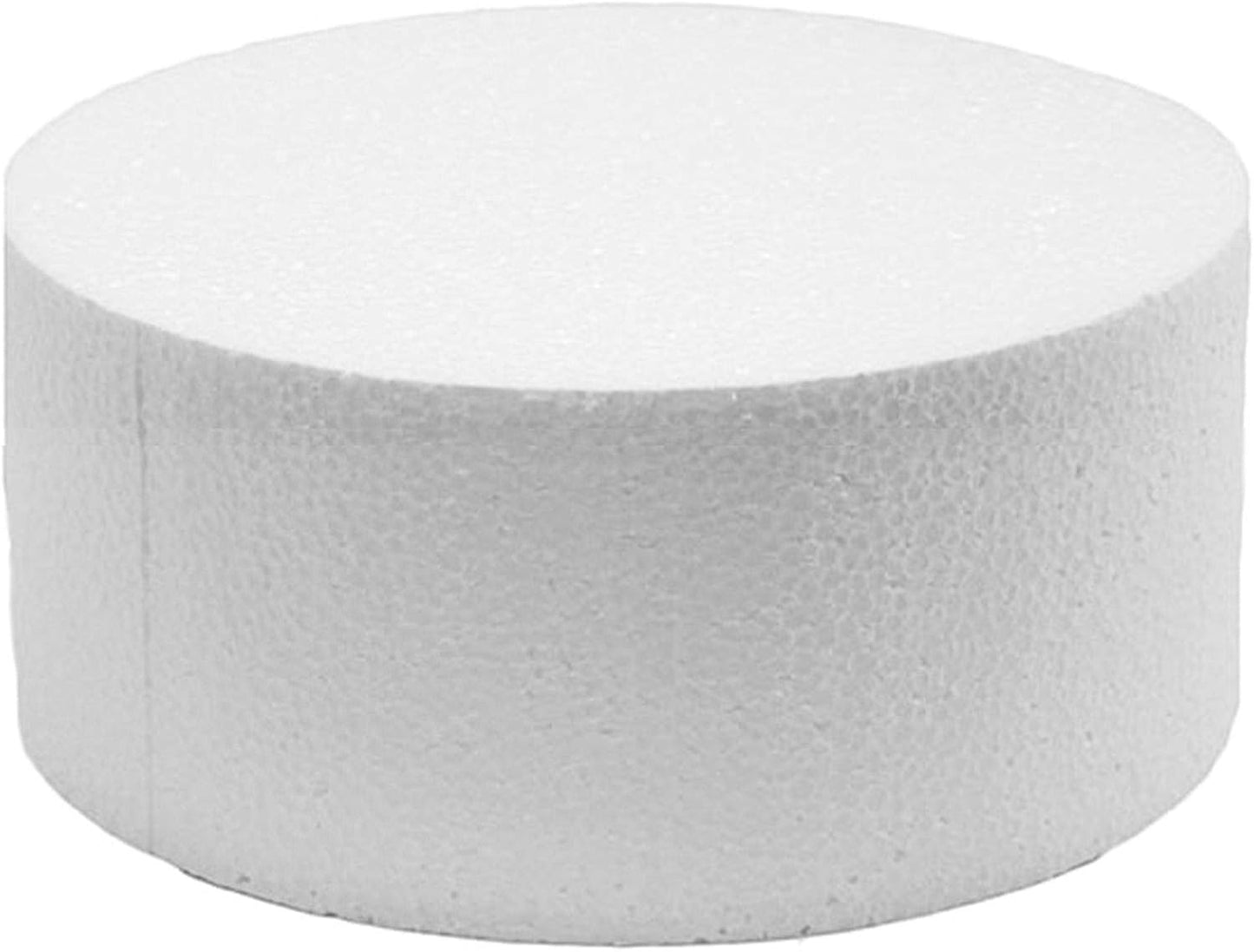 14 6 Inch Dummy Global Sugar Art x Cake Styrofoam Fake Cake for Decorating, Display & Practice