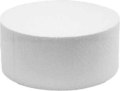 14 6 Inch Dummy Global Sugar Art x Cake Styrofoam Fake Cake for Decorating, Display & Practice
