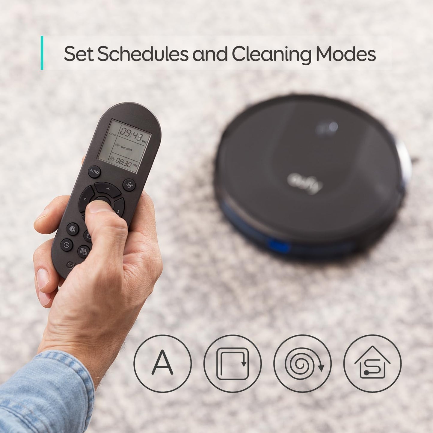 eufy Robot Vacuum Omni S1 Pro, HydroJet System with Roller Mop, Robot Vacuum and Mop Combo, Eco-Clean Ozone, Incrediable Suction, Obstacle Avoidance, Auto Mop Washing & Drying, Self-Emptying