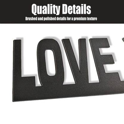 2025 New Year Gift - Cute Metal Door Topper Love You Bye Over Door Frame Decor Corner Sign Black Ornaments Wood Decorations Funny Christmas (LOVE YOU BYE)