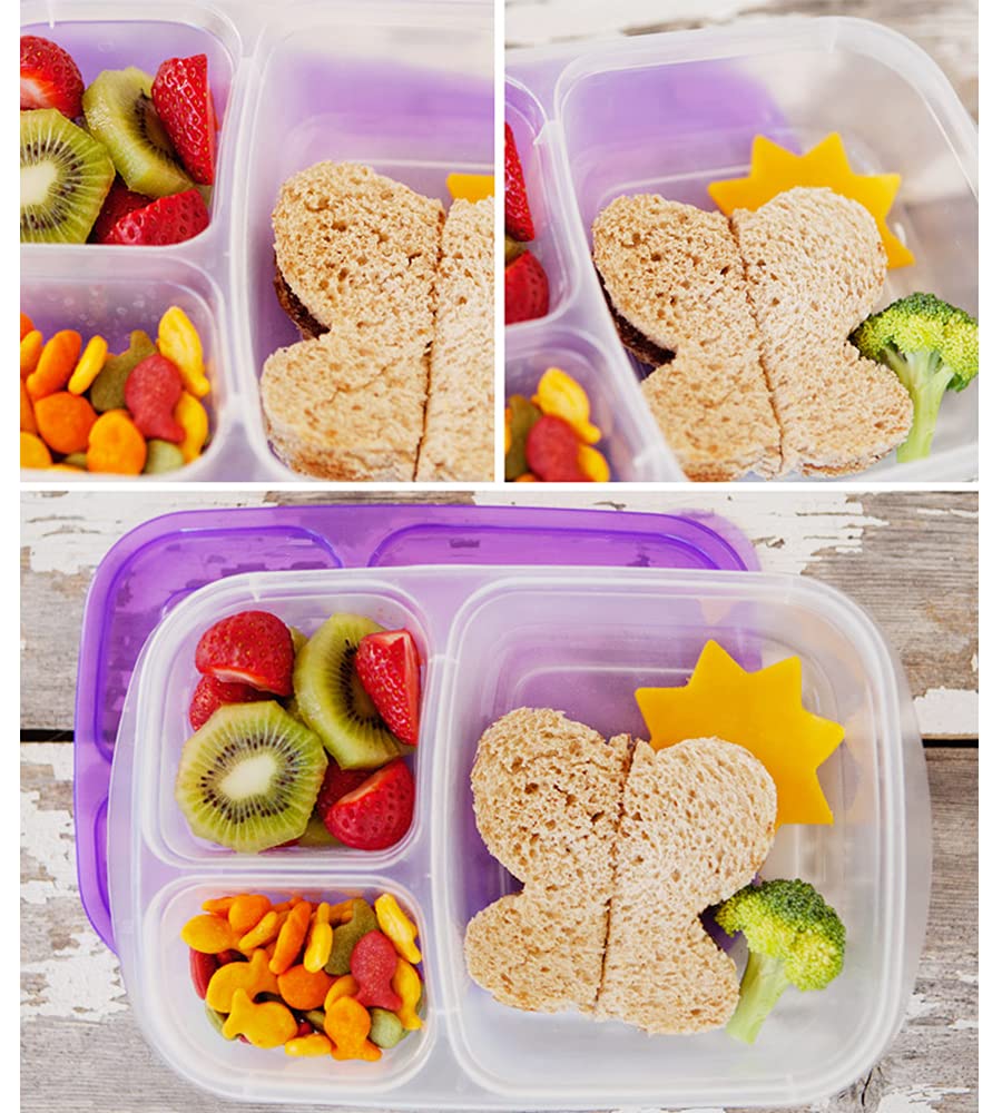 Sandwich Cutters Bread Shaped Set Vegetable Fruit Cookie Cutters - Great Christmas Xmas Gifts for Lunchbox and Bento Box