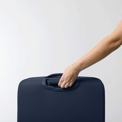 Samsonite Elevation Plus 30-Inch Large Checked Luggage - Expandable Softside Spinner Suitcase - Midnight Blue