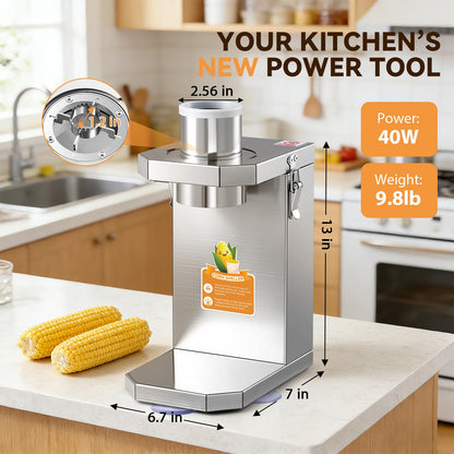 Newhai Electric Corn Sheller Commercial Corn Thresher Machine Stainless Steel Corn Peeler Corn Cob Stripper Tool for Home & Commercial Farm Use