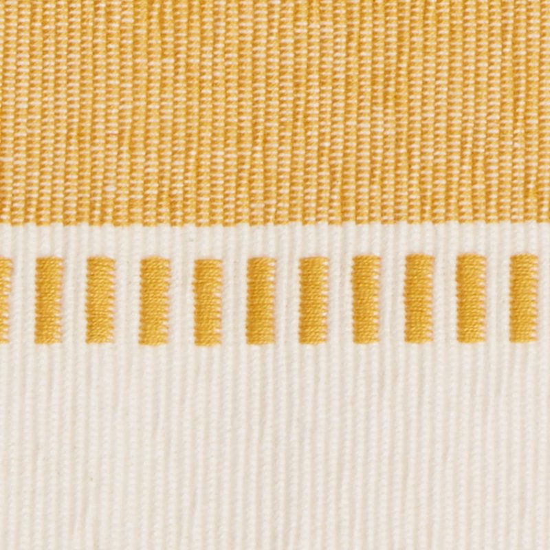 DII Dobby Stripe Woven Table Runner, 13x108 (13x113.5, Fringe Included), Honey Gold