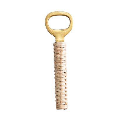 Creative Co-op Brass Handle Bottle Opener (DF3548)