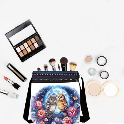 LSQFS 5D Diamond Art Crossbody Purse, DIY Diamond Art Kits for Adults Mosaic Handcraft Canvas Bag for Women, 8.5x8.7x0.39 Inch Lightweight Adjustable Shoulder Bag for Beach, Travel and Everyday