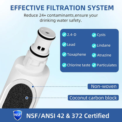 4396701 9915 Water Filter Replacement for EDR6D1-4396701, Compatible with Kenmore 3-Pack