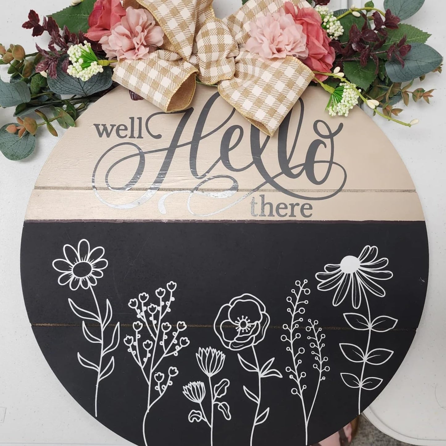 Large Flower Stencils for Walls Wildflower Stencil Reusable Floral Stencils for Painting on Wood Fence Canvas Fabrics Furniture
