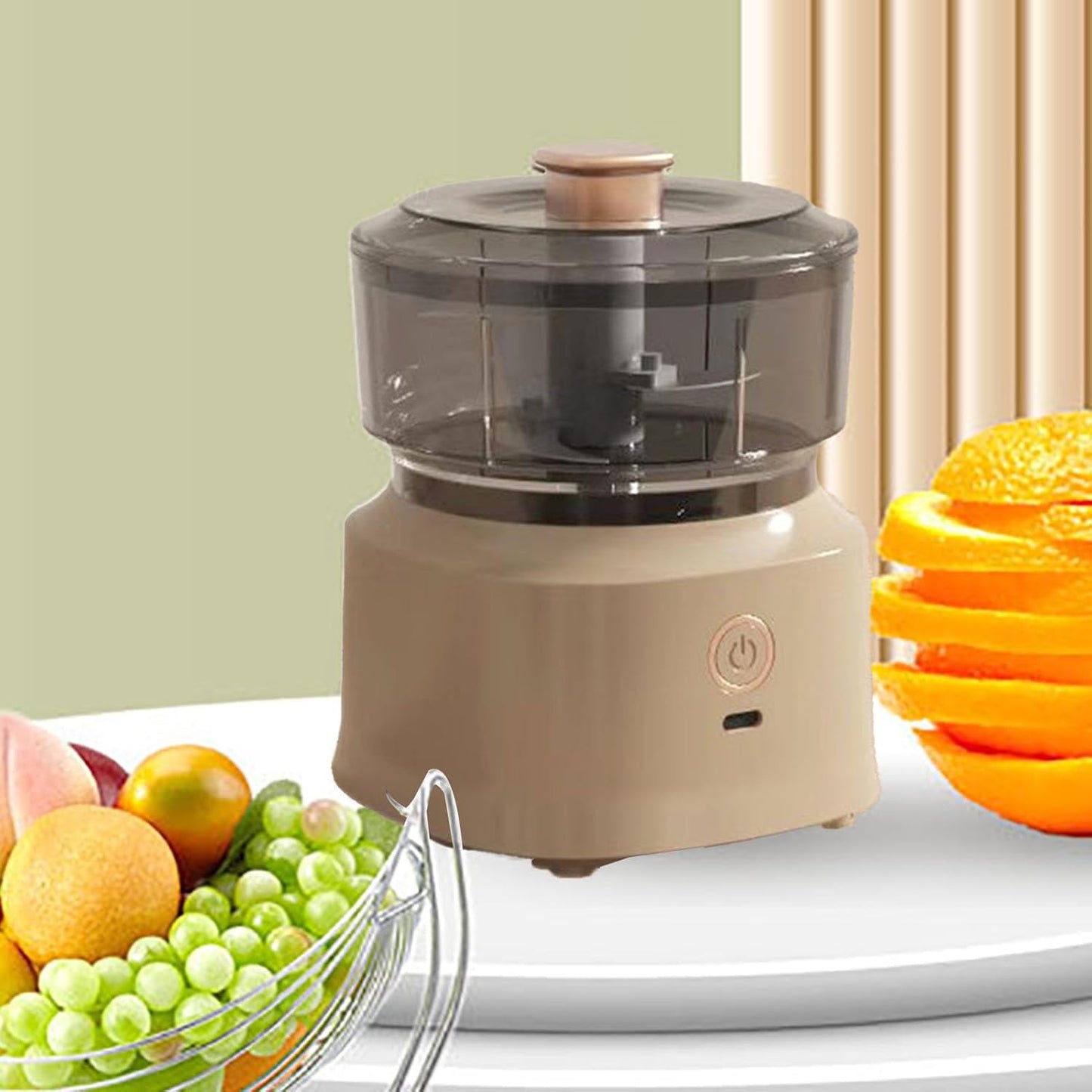YUYTE Food Processors Meat Grinder - Electric Food Chopper, Multifunctional Stainless Steel Blades for Baby Food, Meat