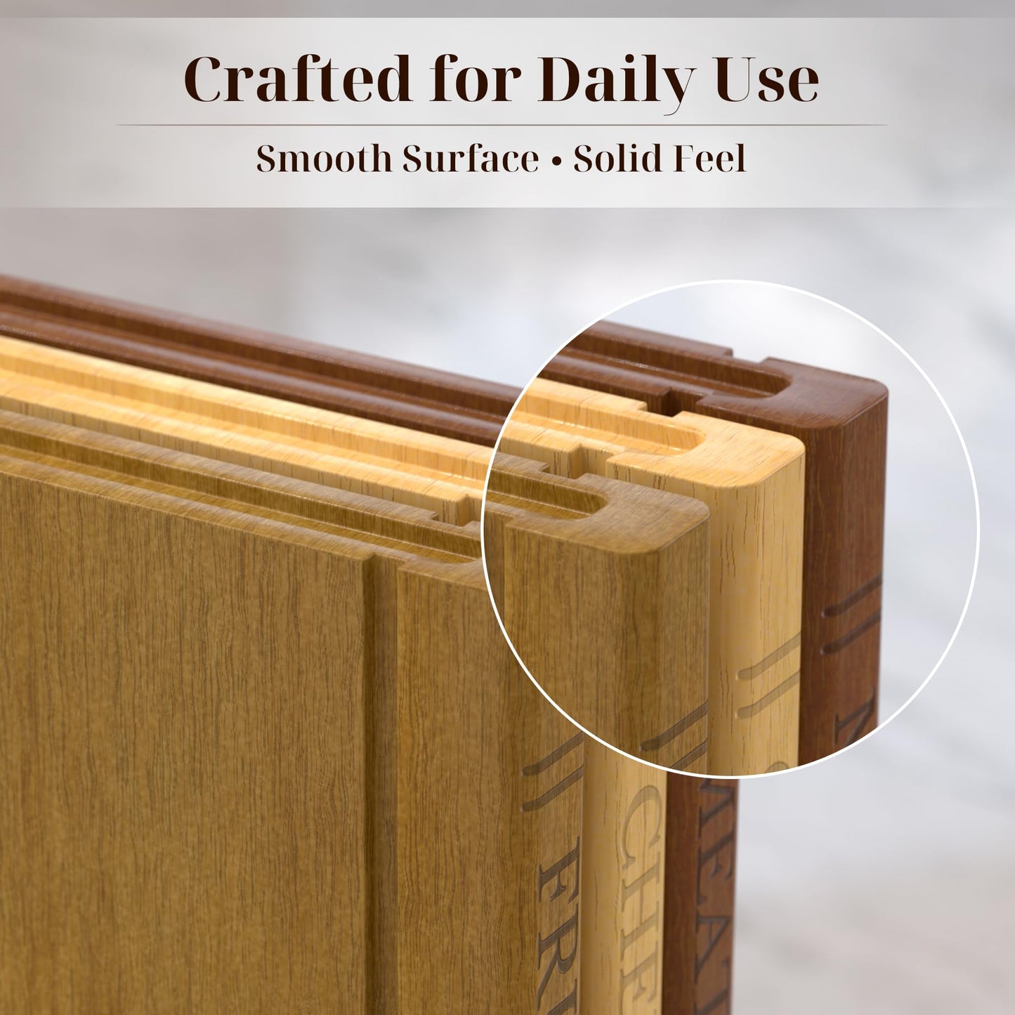Book Cutting Board Set with Wooden Stand-Wooden Kitchen Cutting Boards That Look Like Books for Vegetables Cheese Meat, Chopping Board Gift Set for Home Cooks & Kitchen Decor