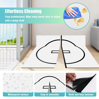 10x10ft Roll-Up Design Wrestling Mat for Home Foldable XPE Jiu Jitsu Floor Exercise Mat 1.2inch Thick for BJJ MMA Martial Art Boxing Grappling and Judo