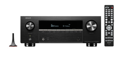 Denon AVR-X3900H 9.4 Channel AV Receiver, 105W Power, Dolby Atmos, DTS:X, AURO-3D & IMAX Enhanced, 8K/60Hz & 4K/120Hz Video Support, HEOS Multiroom Audio Streaming