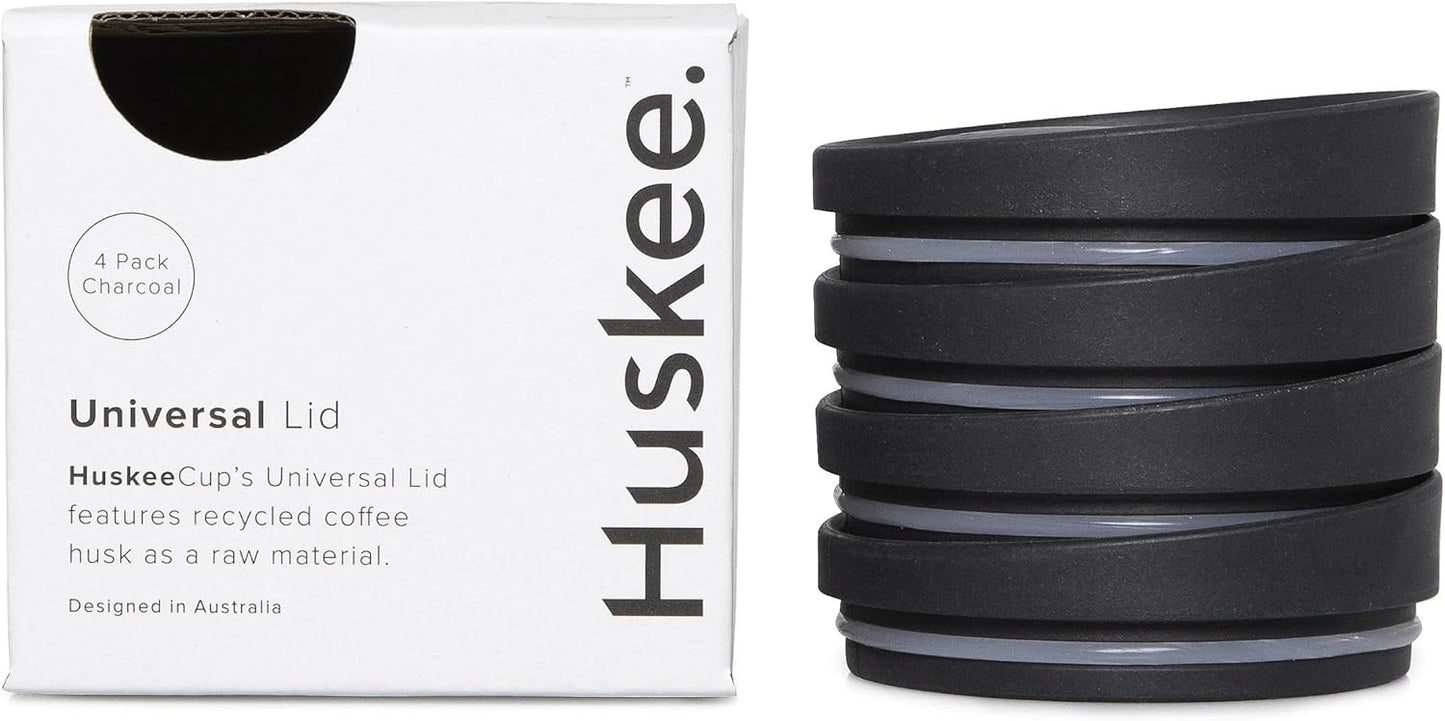 Huskee Cup Natural - Universal Lids for Versatile Use