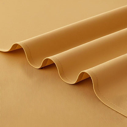 FOLINS&HOME Gold Heavy Duty Cloth Napkins Set of 4 - Decorative 20x20 Inch Polyester Napkins with Hemmed Edges, 210GSM, Washable & Reusable for Dinner, Wedding, Party, Banquet & Everyday Use