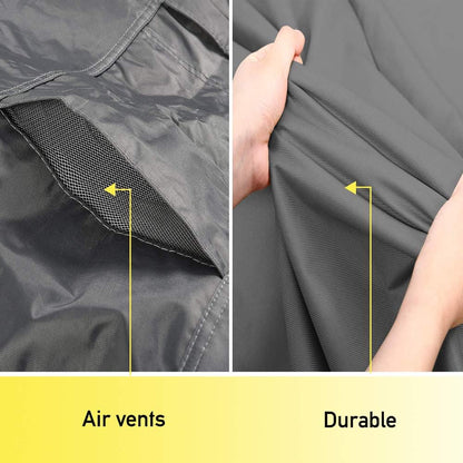 STARTWO Air Conditioner Cover, Heavy Duty Waterproof for Outdoor, Elastic Bottom for Secure Fit, Gray W38inD38inH40in