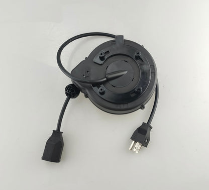 Compact Retractable Power Reel with Constant Tension (Non-Locking)