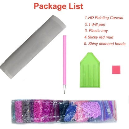 Lvmuu Large Diamond Art Kits for Adults American Flag Eagle, 5D DIY Full Square Drill Diamonds Painting Sets for New Beginners Paint By Numbers Art Craft Home Decor 16x16in