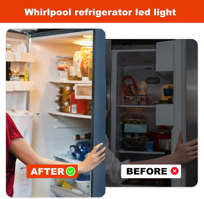 W11251749 Refrigerator Light Bulb Compatible with Whirlpool Kenmore Amana, Replaces W11449273 W11520324 W11468934