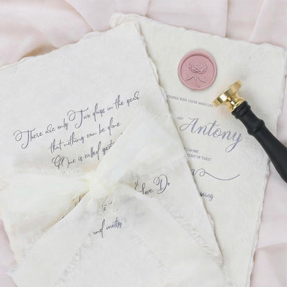 UNIQOOO 3D Embossed Relief Hydrangea Flowers Wax Seal Stamp with Wooden Handle, Floral Botanical Theme Vintage Brass Stamp for Wedding Invitation, DIY, Gift Wrap, Envelopes, Christmas Card