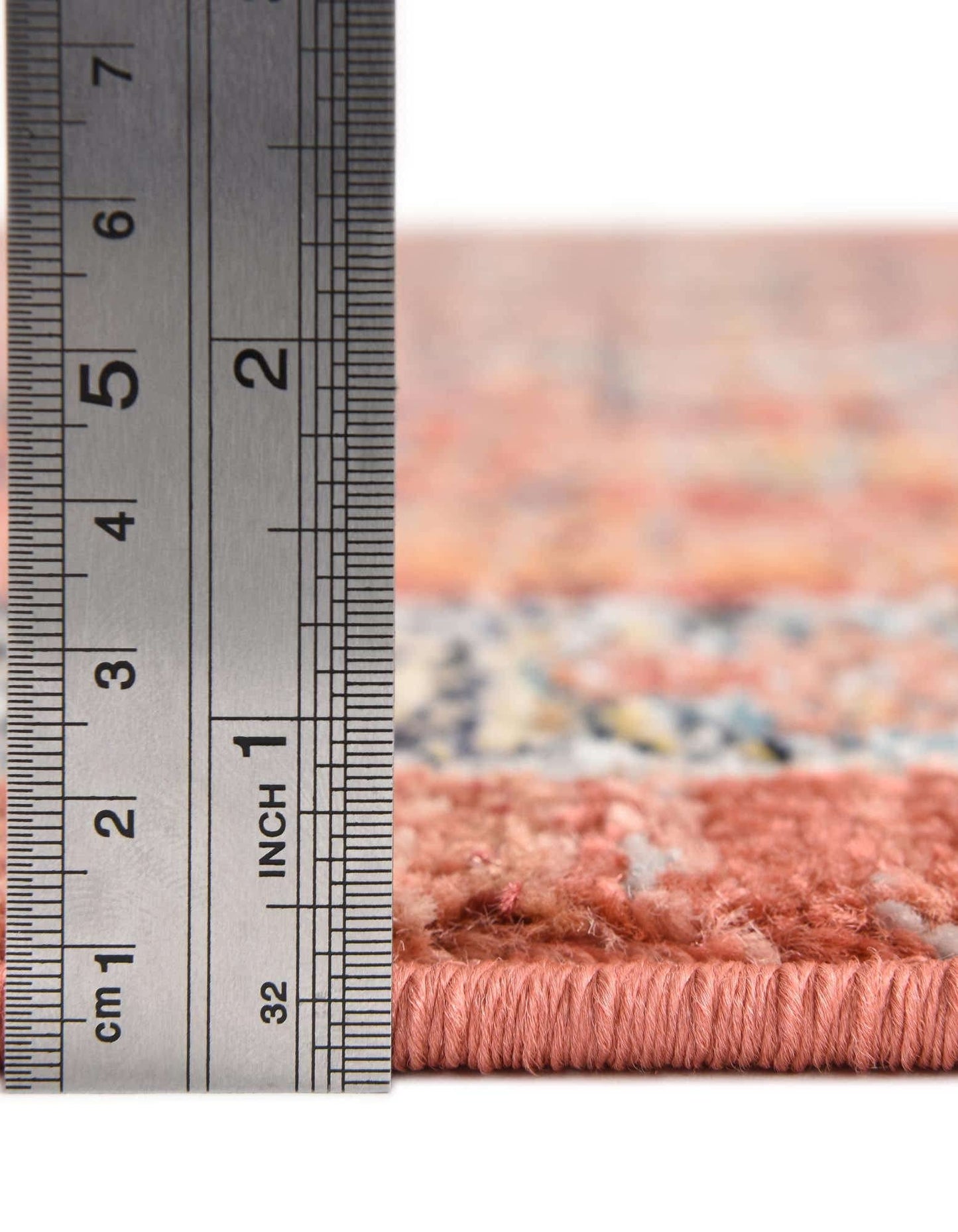 Unique Loom Lola Collection Area Rug - Vivacious (10' x 12' 4" Rectangle, Brick Red/Blue)