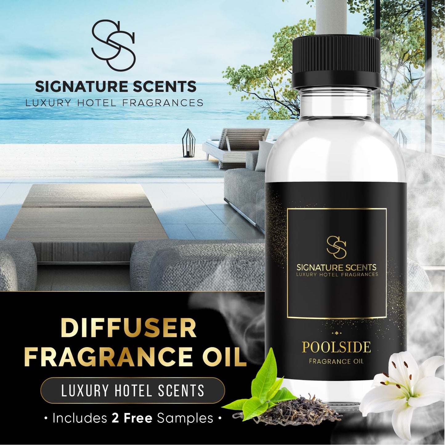 Luxury Hotel Diffuser Oil for Hotels and Homes - Aromatherapy Oils for use with an Essential Oil Diffuser at Home - Fragrance-Scent Diffuser Oil Blend (Winter Spruce) 4.05fl oz (120ml)