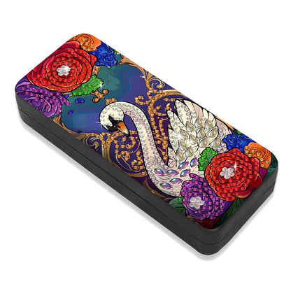 Leatrice Animal Diamond Art Kits for Adults Small Diamond Painting Kit Gem Art Paint by Diamonds Dot Eyeglasses Case 5d Diamond Art DIY for Beginner Women Swan