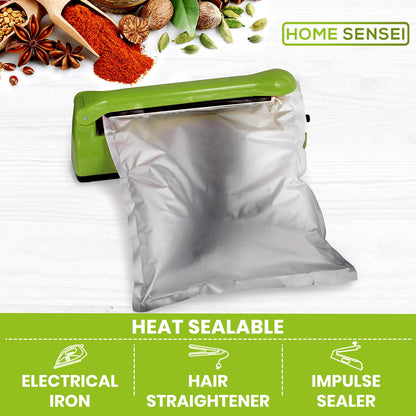 30 Mylar Bags for Food Storage 1 Gallon - Extra Thick 15 Mil - Long Term & Food Grade - Mylar Bags with Oxygen Absorbers 400cc- Zipper, Resealable, Stand-up Gousset - Bolsas Mylar con Abosrbentes