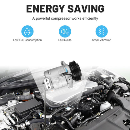 New AC Air Condition Compressor w/Clutch for Chevrolet Equinox 2.4L 2010-2011, for GMC Terrain 2.4L 2010-2011