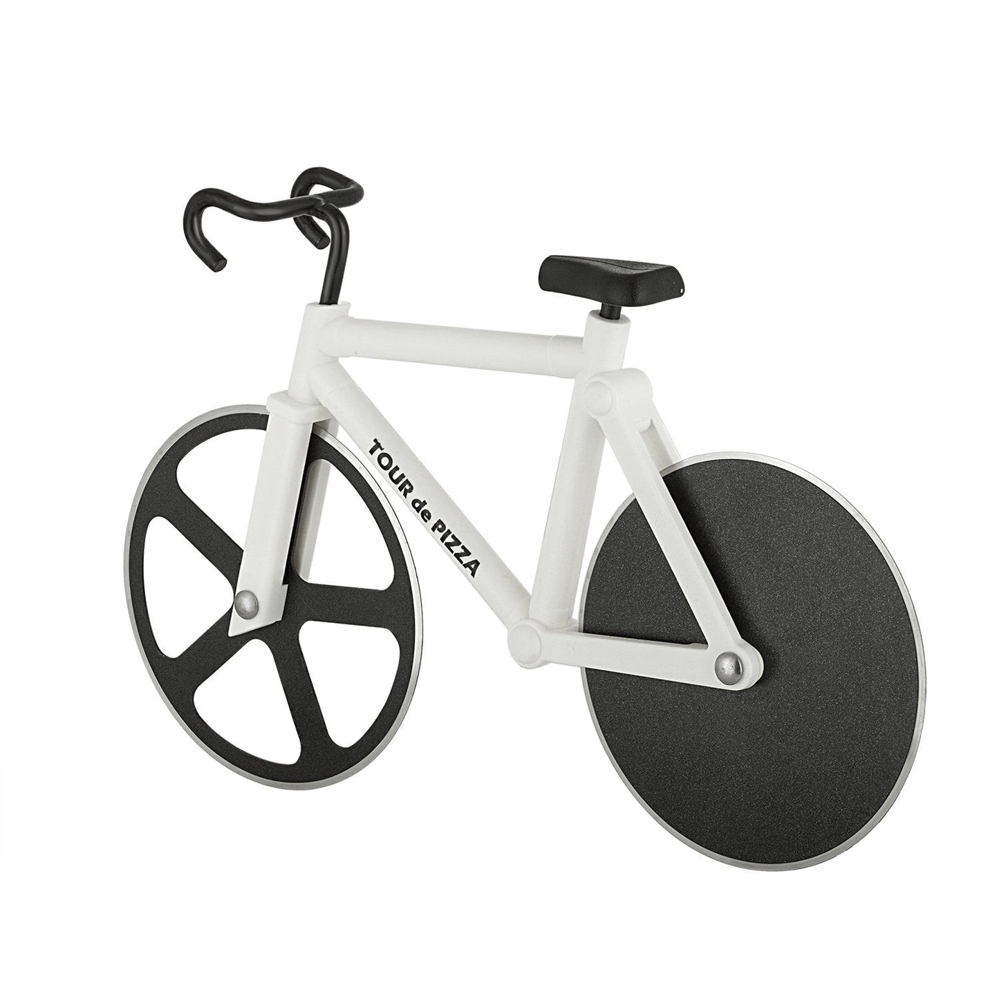 Bicycle Pizza Cutter - TOUR de PIZZA Cutter with Display Stand - White Elephant Gifts, Kitchen Gagdets, Funny Gift Ideas