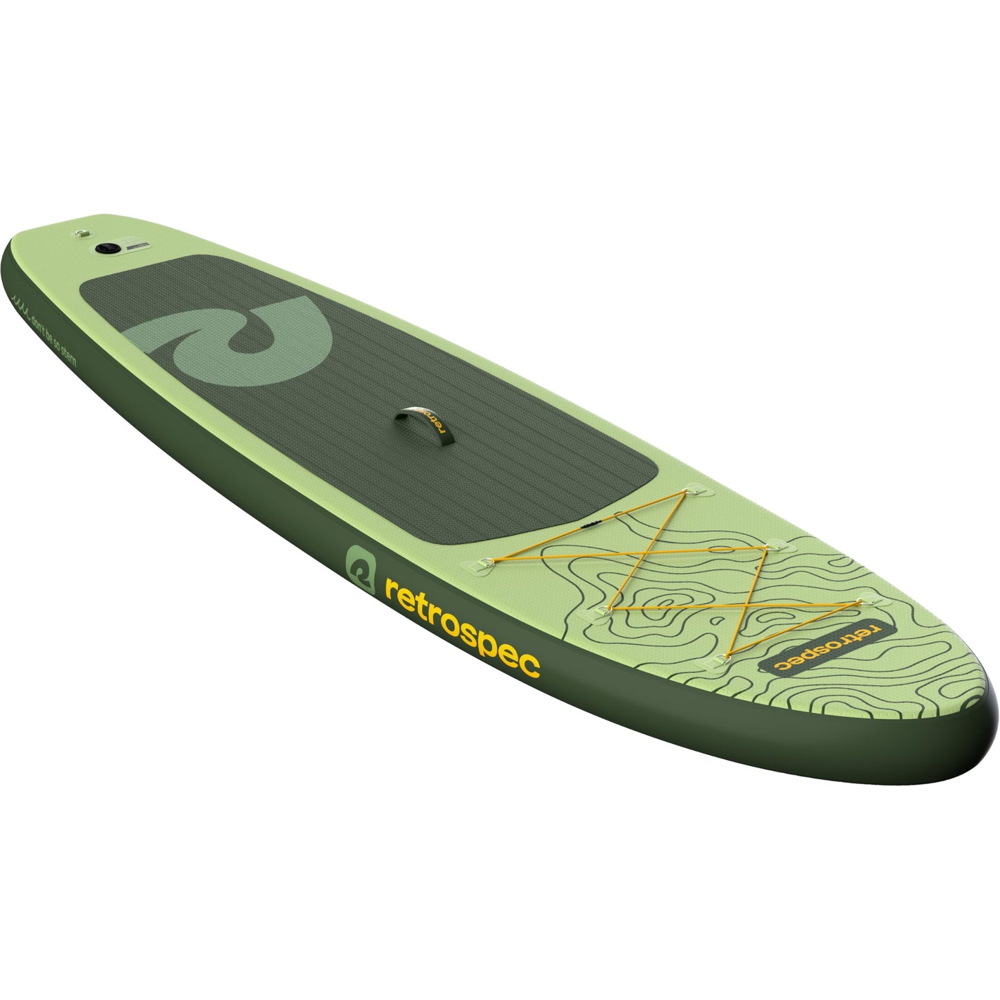 Retrospec Weekender Inflatable Stand Up Paddle Board Includes Paddle, Pump, Travel Bag and Accessories 10’6” Lightweight Inflatable SUP, Puncture Resistant Inflatable Paddle Board for Adults