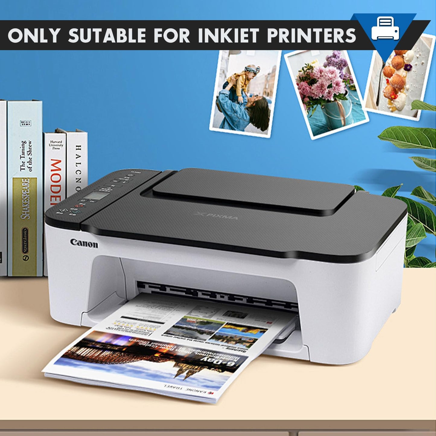 DIYMAG Printable Magnetic Sheets, Flexible Magnet Sheets Glossy Non Adhesive Magnetic Paper for Inkjet Printer Photo DIY Crafts 8.5 x 11 Inch 15Pcs