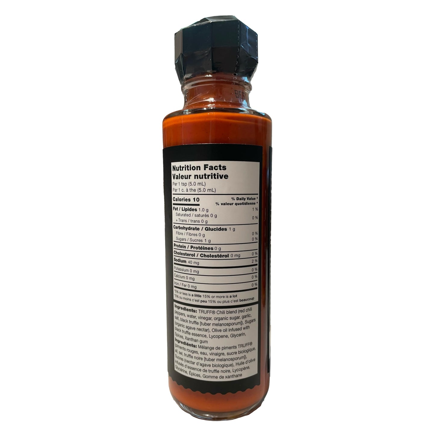 TRUFF Original Black Truffle Hot Sauce, Gourmet Hot Sauce with Ripe Chili Peppers, Black Truffle Oil, Agave Nectar, Unique Flavor Experience in a Bottle, 6 oz.
