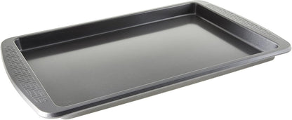 Chicago Metallic Everyday Non-Stick Medium Baking Cookie Sheet, Perfect for Cookies, One-Pan Meals, Gray
