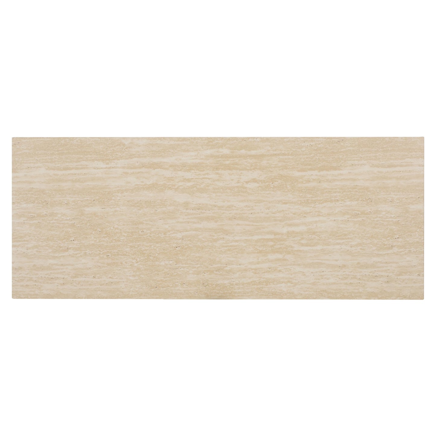 SAFAVIEH Home Collection - Woodrow Faux Travertine Console Table, Minimalist Modern Entryway Accent (CNS7005B)