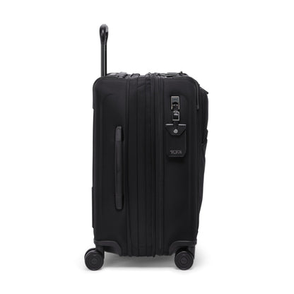 TUMI - Alpha Large Dual Access Expandable 4-Wheeled Carry-On Luggage - Zipper Expansion - Durable and Lightweight Travel Suitcase - TSA Lock Tracer - Black