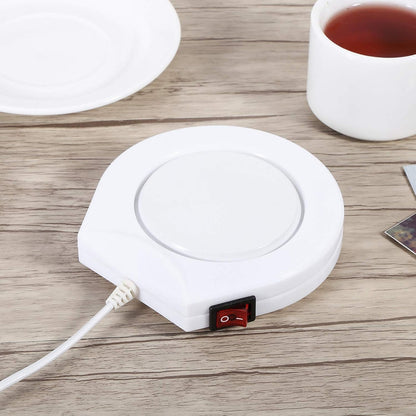 Cup Warmer Pad, Electric Powered Constant Temperature Coffee Warmer Plate for Office Home Desk Use