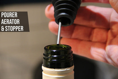 Happy Hour Sea Turtle Wine Pourer - Stopper, Aerator, and Perfect Pourer