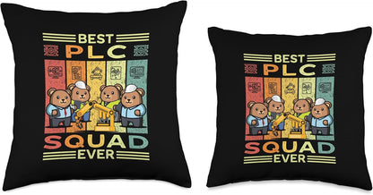 Throw Pillow for Controls Engineer PLC Automation Engineer HMI PLC Programmer