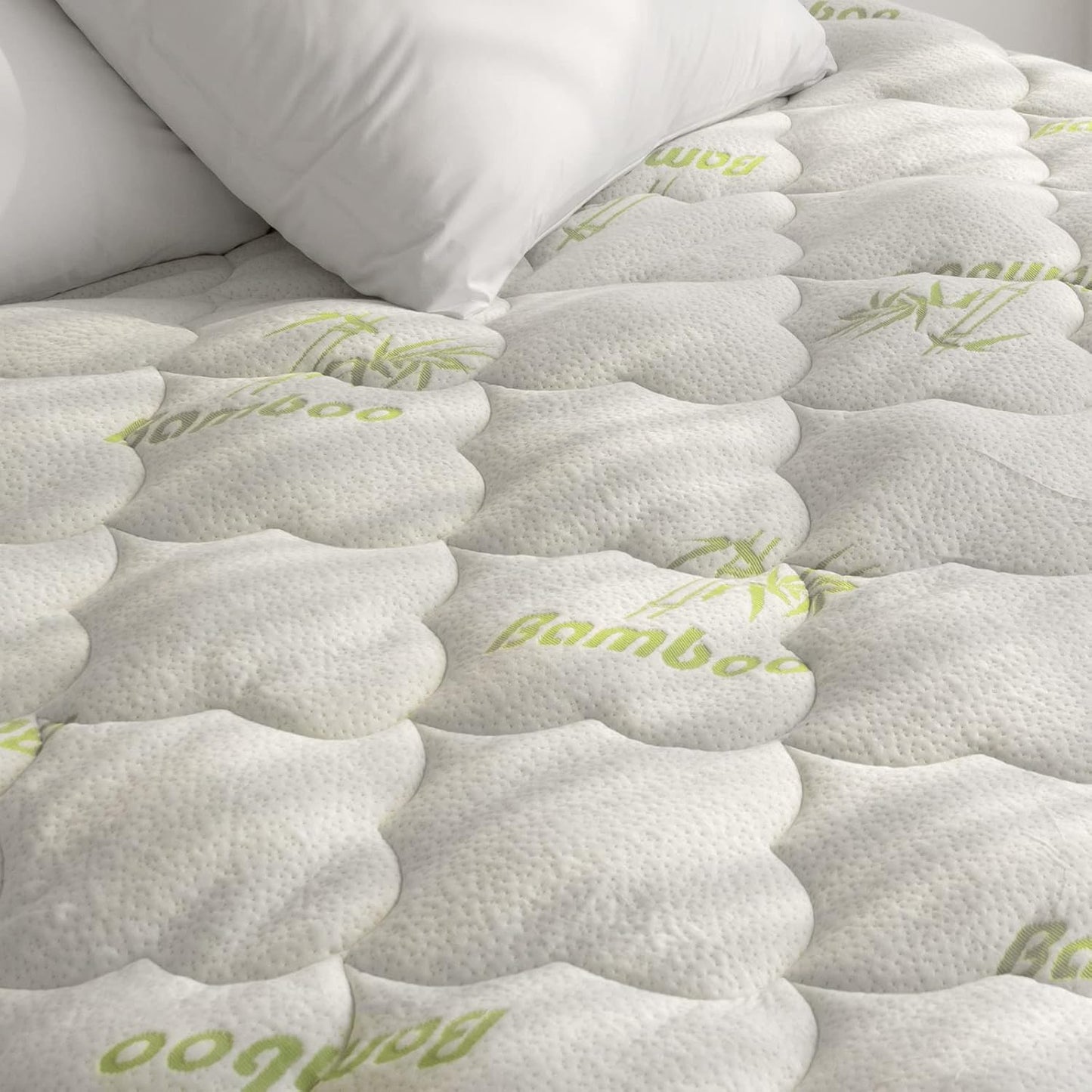 15-23 Inches Air Mattress Cover Twin Size, Thick Viscose Made from Bamboo Quilted Mattress Topper for Kids, Noiseless