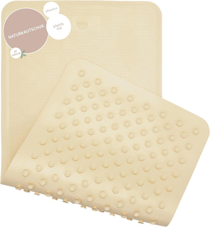 299 HEVEA Natural Rubber Big Bath Mat - Upcycled, Danish Design - Non Slip Bathtub Mat, Suction Cups - Safe