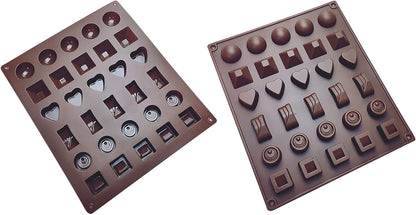 Happy Mothers Day Chocolate Mold Silicone Cake Pan, Non-toxic Set of 2 for Baking, DIY Candy Gifts