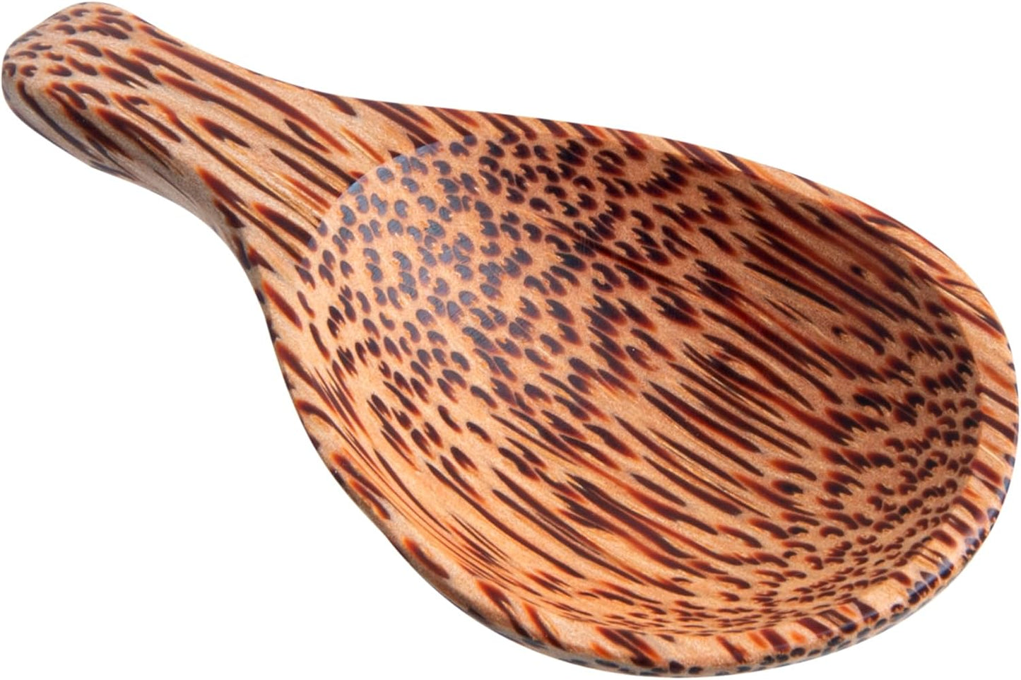 Restaurantware Coco Casa Handmade Serving Spoons - 4 Greaseproof Coconut Spoons, 3.8 Inch, Sustainable Flatware