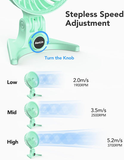 USB Tabletop Fan, Portable Desktop Mini Fan, Multi-Speed Shift Personal Fan for Office, Adjustable Angle High Wind Power
