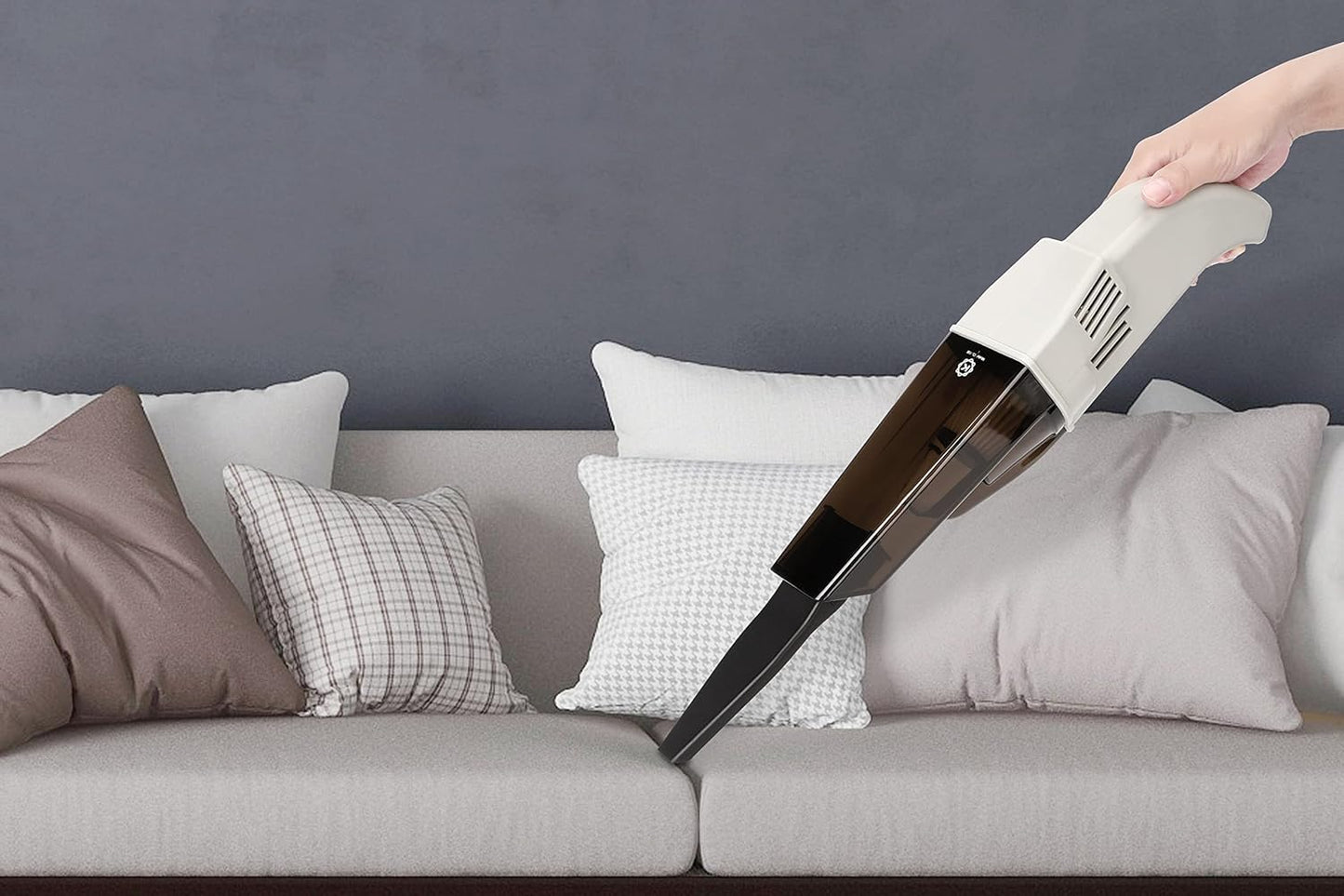 Kobot Portable Cordless Handheld Vacuum - Pearl White Design