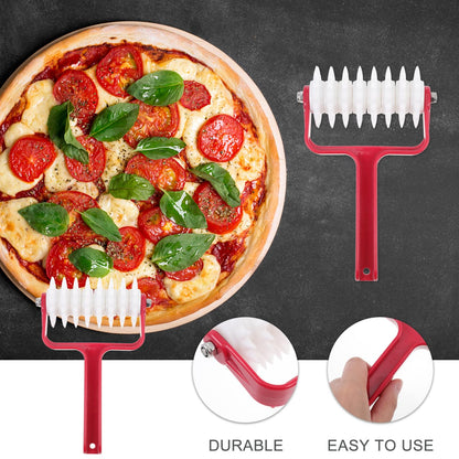 GALPADA Pizza Dough Docker Roller: Pin Puncher Dough Hole Maker Pizza Making Accessories for Home Baking Commercial Kitchen