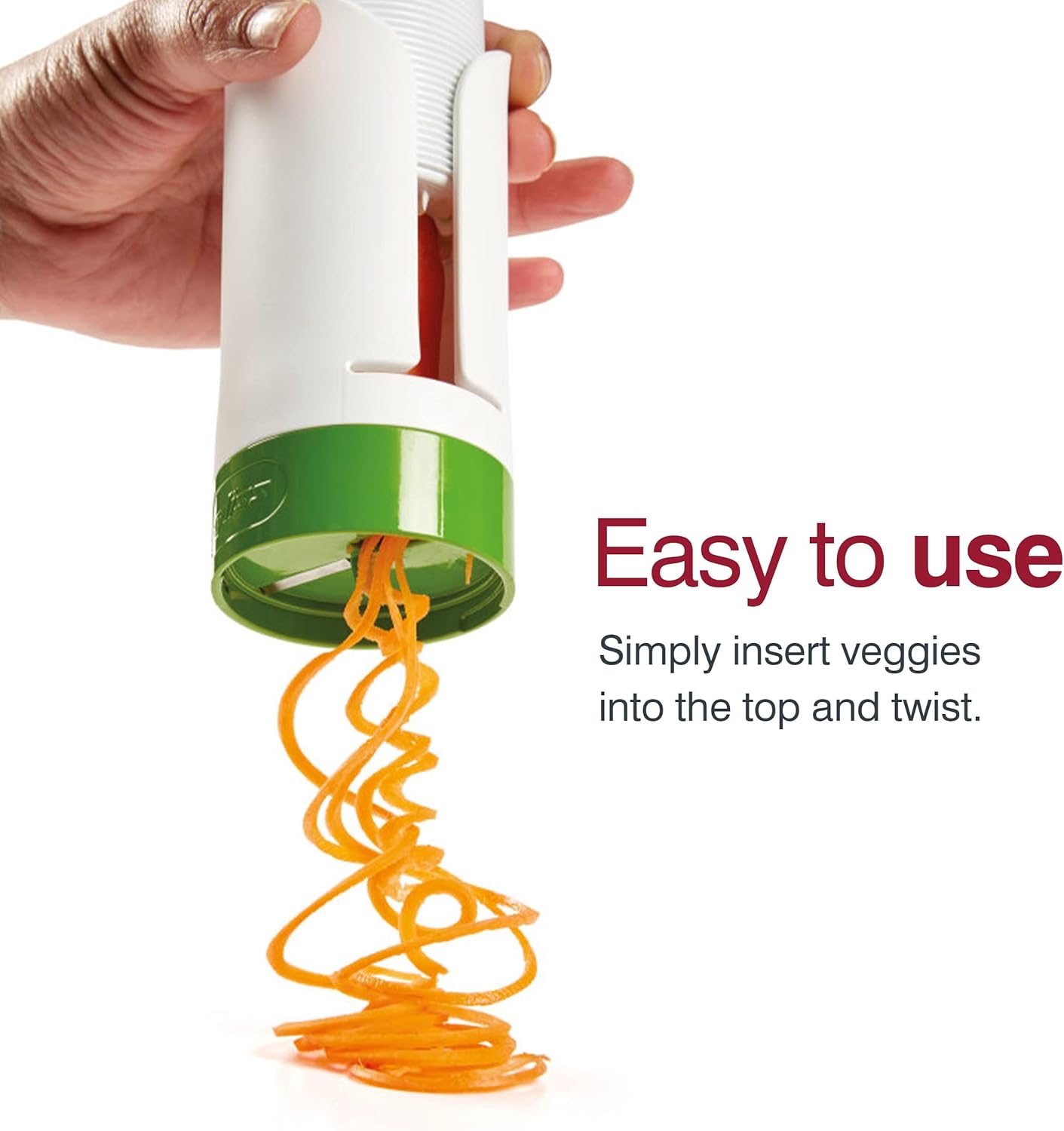 Zyliss Spiralizer - Vegetable Slicer & Kitchen Gadget for Cooking - Manual Vegetable Slicer - Dishwasher Safe