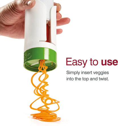 Zyliss Spiralizer - Vegetable Slicer & Kitchen Gadget for Cooking - Manual Vegetable Slicer - Dishwasher Safe