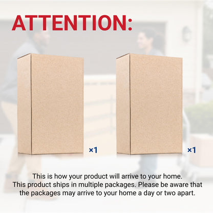 FLEXIMOUNTS 4-Pack 2x6ft Heavy Duty Garage Wall Shelving, 1200lbs Capacity, Garage Shelving Wall Mounted with 8 Hooks, Storage for Power Tools, Garden Supplies, Storage Bins, Lite Series